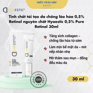 Tinh chất tái tạo da chống lão hóa 0,5% Retinol nguyên chất Hyaestic 0,5% Pure Retinol 30ml