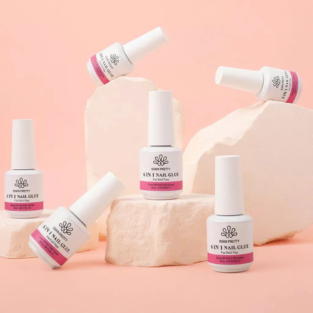 Glue Gel 6in1 Đa Năng – Keo Gel Siêu Bám, Đính Đá – Dán Tips – Base – Top – Điêu Khắc, Khô Nhanh UV/LED, Bền Chuẩn Salon