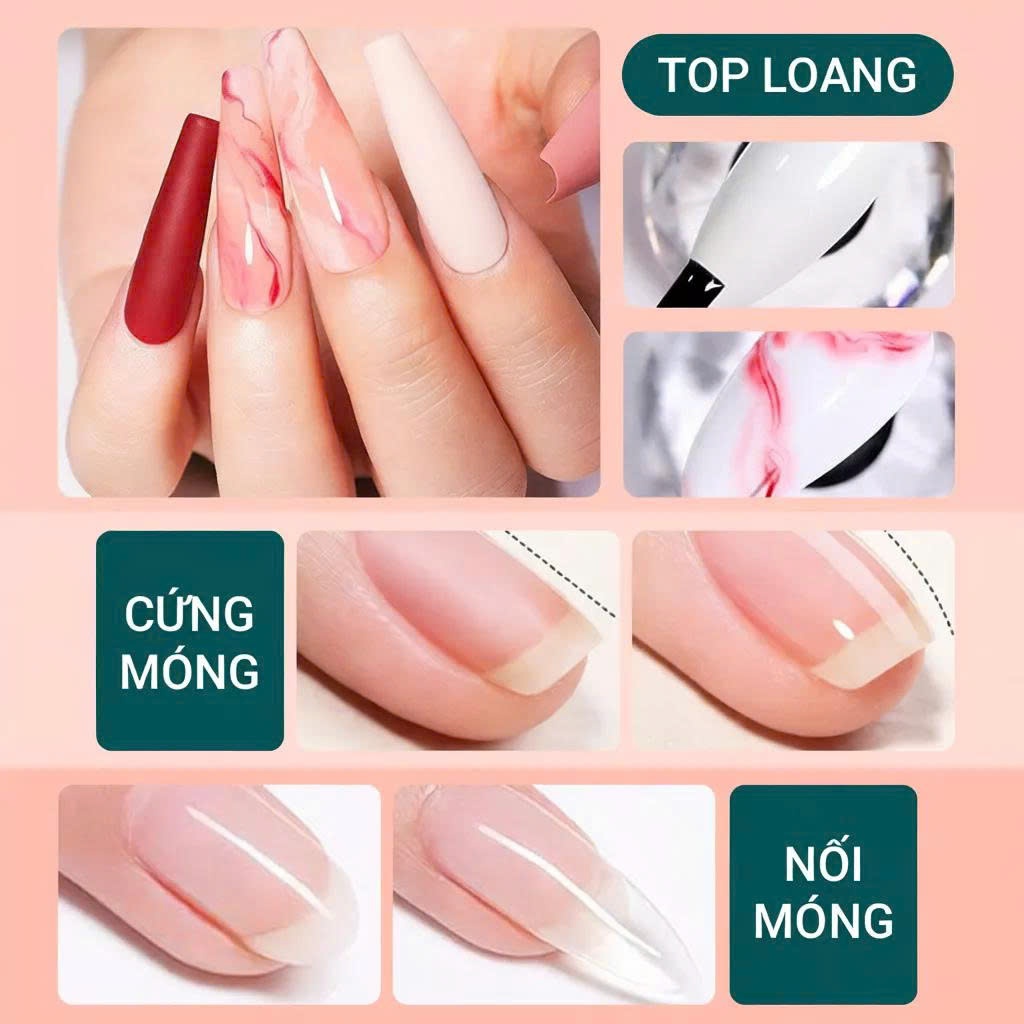 Glue Gel 6in1 Đa Năng – Keo Gel Siêu Bám, Đính Đá – Dán Tips – Base – Top – Điêu Khắc, Khô Nhanh UV/LED, Bền Chuẩn Salon