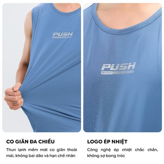 Áo Tanktop Nam MENTORIS Vải Thun Lạnh Cao Cấp, Form Thể Thao Co Giãn, Thoáng Khí Tập Gym MTT02