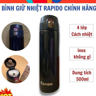 BÌNH GIỮ NHIỆT RAPIDO 500ML – GIỮ NÓNG LẠNH CỰC TỐT