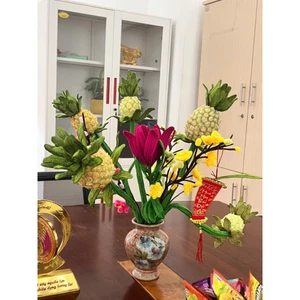 Bình dứa cảnh mini làm quà tặng, trang trí