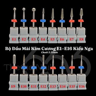 Đầu Mài Kim Cương Cắt Da Kiểu Nga Chuyên Nghiệp – Mũi Mài Dành Cho Da Khô Không Cần Ngâm Nước Xử Lý Cuticle Nail666