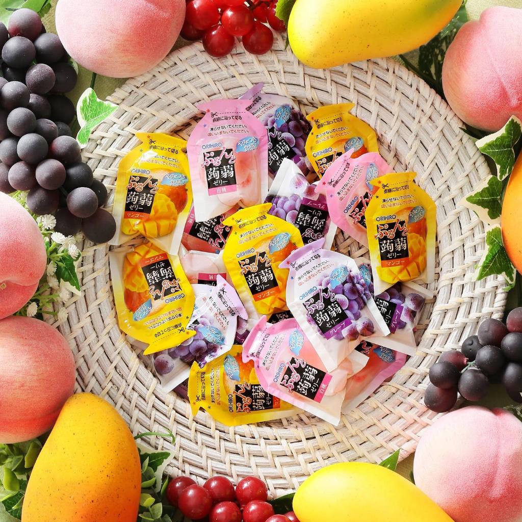 Thạch trái cây ORIHIRO nhiều hương vị 20g gói tiện lợi - Hàng Nội Địa Nhật