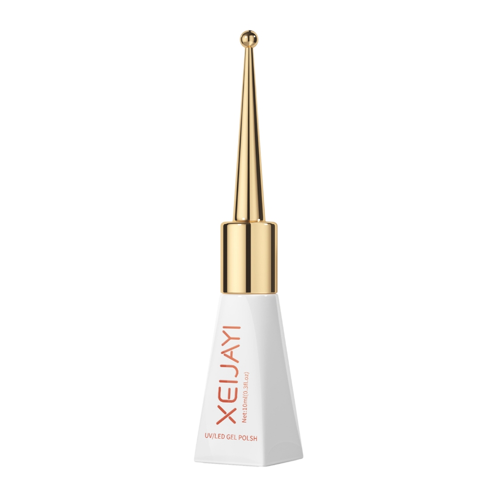 XEIJAYI 10ml - Sơn móng tay dạng gel màu nâu tím mộng mơ, hiệu ứng mắt mèo, bền màu và phù hợp sử dụng hàng ngày.