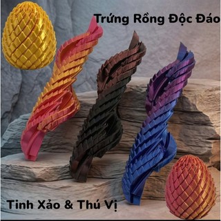 Đồ Chơi Giảm Stress Trứng Rồng 3D Biến Hình Fidget Toy – Xả Stress, Đồ Chơi Văn Phòng, Hot Trend