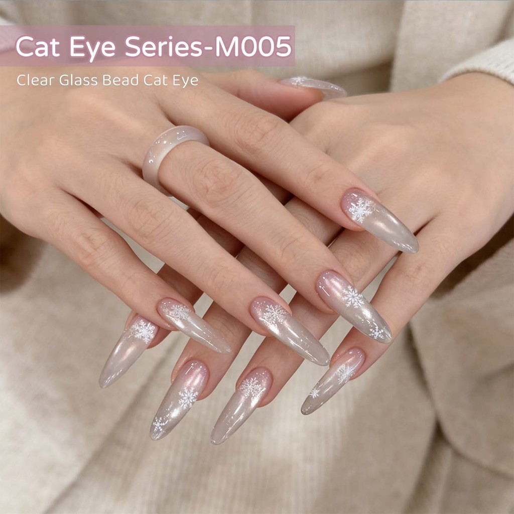 XEIJAYI 10ml - Sơn móng tay New Grey Tone Purple Cat's Eye Gel với độ bóng lâu dài và phù hợp với mọi tông màu da.