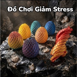 Đồ Chơi Giảm Stress Trứng Rồng 3D Biến Hình Fidget Toy – Xả Stress, Đồ Chơi Văn Phòng, Hot Trend