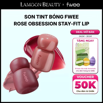 Son tint Fwee Rose Obsession Stay-fit Lip Tint, căng mọng bền màu, không lem (3.6g)