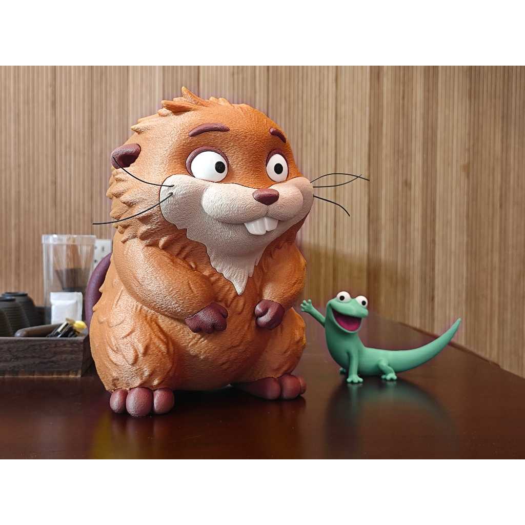 HOPPERS- MABEL- BEAVER TOM LIZARD MÔ HÌNH HẢI LY- CÚ NHẢY DIỆU KỲ ,Hoppers - Tom Lizard- Cú nhảy diệu kỳ - mô hình lizar