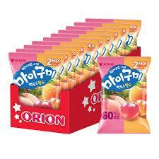 Kẹo Orion jelly vị đào 97g - 오리온 마이구미 백도&황도 97g