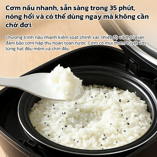 OOKAS Nồi cơm điện 6L nồi cơm điện đa năng mini đa năng dung tích nồi cơm điện tử nồi cơm điện nhỏ