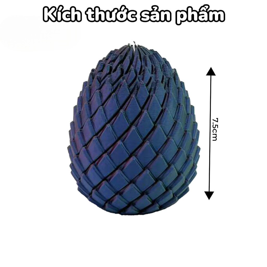 Đồ Chơi Giảm Stress Fidget Toy Trứng Rồng 3D – Đồ Chơi Xả Stress, Giảm Lo Âu, Đồ Chơi Mini Cầm Tay