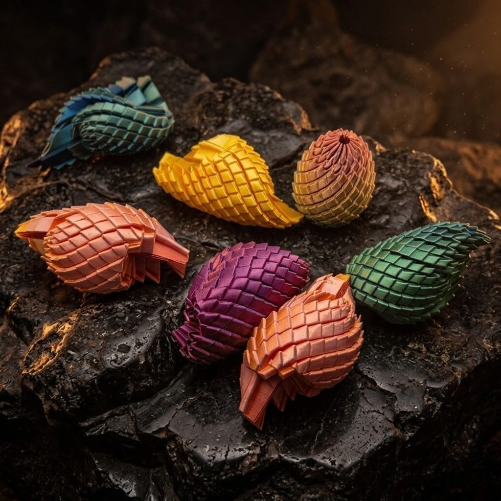 Đồ Chơi Giảm Stress Fidget Toy Trứng Rồng 3D – Đồ Chơi Xả Stress, Giảm Lo Âu, Đồ Chơi Mini Cầm Tay