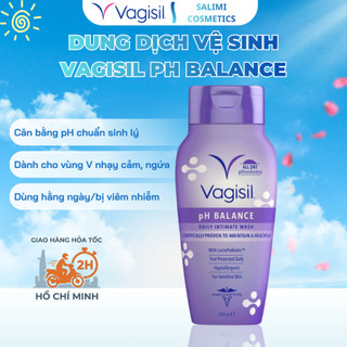 Gel Vệ Sinh Phụ Nữ Vagisil pH BALANCE, Dung Dịch Vệ Sinh Cân Bằng pH, Nuôi Dưỡng Lợi Khuẩn