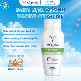 Gel Vệ Sinh Phụ Nữ Vagisil SENSITIVE, Dung Dịch Vệ Sinh Cho Da Nhạy Cảm
