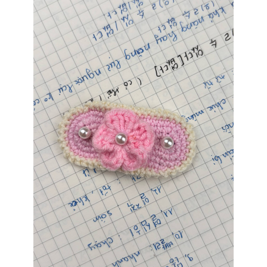[ Handmade] Kẹp Tóc Len handmade, kẹp tóc hoa, kẹp tóc hoa nhiều mẫu dễ thương, Làm Quà Tặng | tlac.DIY