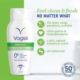 Gel Vệ Sinh Phụ Nữ Vagisil SENSITIVE, Dung Dịch Vệ Sinh Cho Da Nhạy Cảm