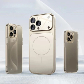 Ốp Lưng Iphone Từ Tính Super Camera Mặt Kính Thiết Kế iP 17 Cao Cấp Cho iP 11/12/13/14/15/16/17/PlusPro/Max