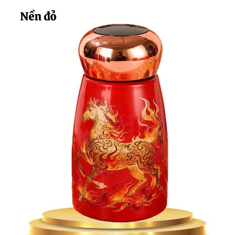 Bình siêu giũ nhiệt phong cách TRUNG HOA cảm biến nhiệt độ thông minh inox 316 dung tích 230ml