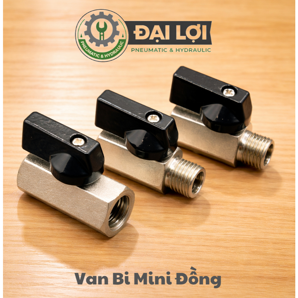 [Rẻ Vô Đich] Van Bi Mini Đồng Xi - Phụ Kiện Máy Bơm, Khí Nén - Van Tay ...
