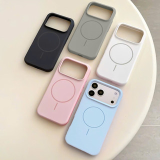 Ốp Lưng iPhone Silicon Cao Cấp Từ Tính Chống Bẩn, Chống Bám Vân Tay Bảo Vệ Camera - iP 11/12/13/14/15/16/17/Pro/Max