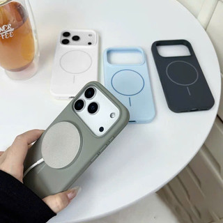Ốp Lưng iPhone Silicon Cao Cấp Từ Tính Chống Bẩn, Chống Bám Vân Tay Bảo Vệ Camera - iP 11/12/13/14/15/16/17/Pro/Max