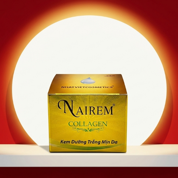 Kem Dưỡng Trắng Mịn Da Nairem, Ngừa Lão Hóa, Cấp Ẩm, Sáng Da 13g (Vàng)
