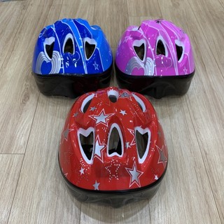 Mũ bảo hộ trẻ em loại thường cho bé dưới 38kg 3 màu xanh/đỏ/hồng