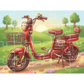 COMBO SỈ tranh ghép A5 Chủ đề Xe Cộ TooYoo TG0076