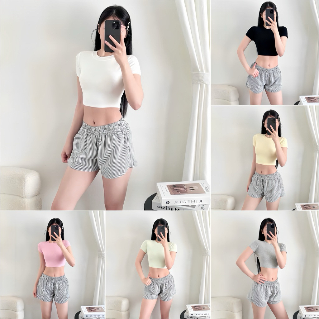 Croptop cho dáng tam giác