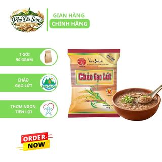 Cháo Gạo lứt bích chi bữa sáng nhanh gọn tiện lợi gói 50g