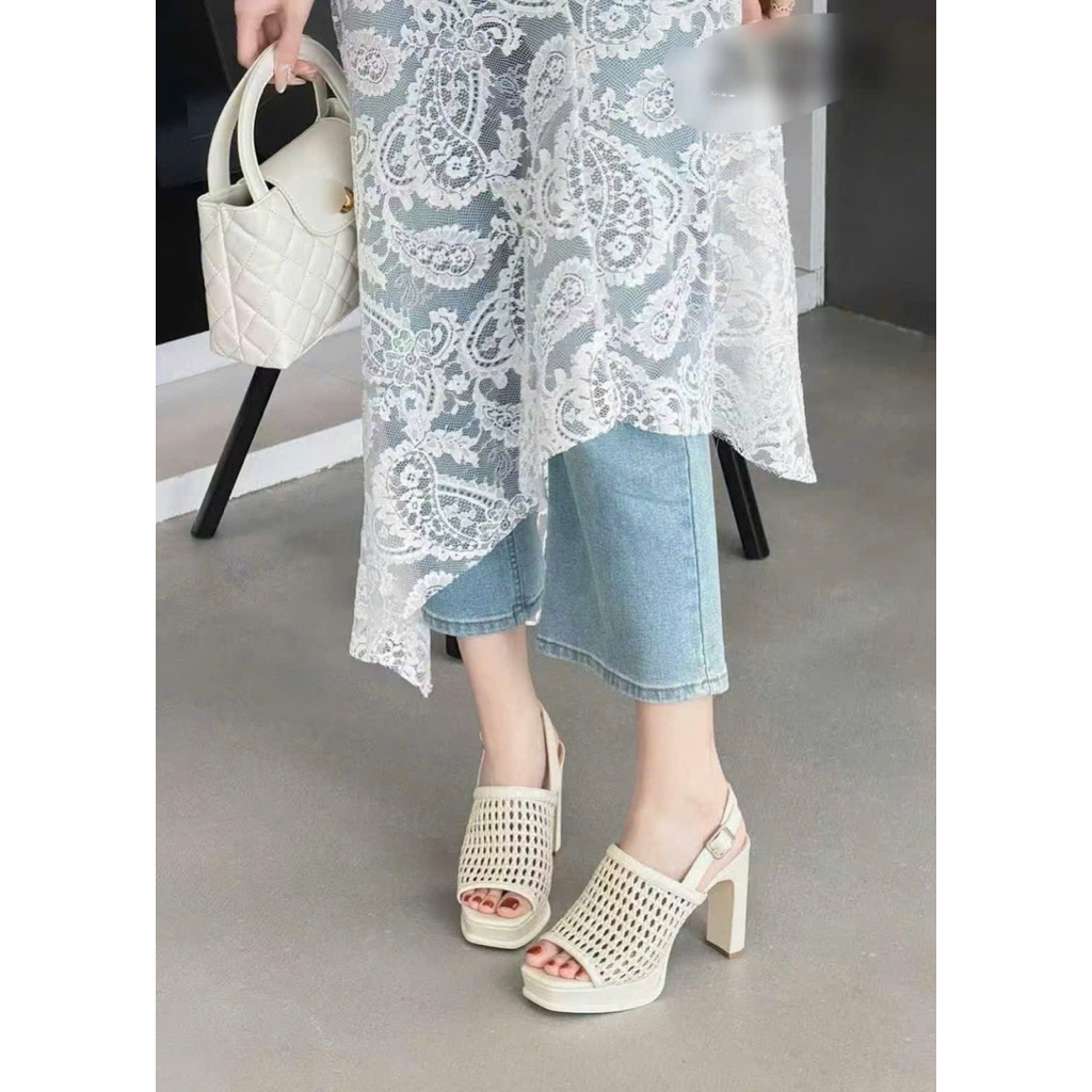 👠🕶️🎒👜…Sandal lưới chất da