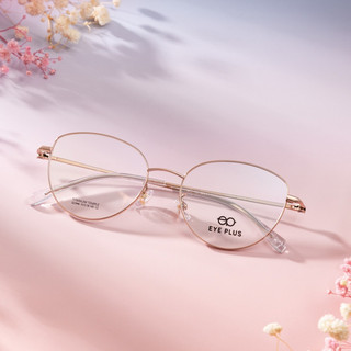 Gọng Kính Mắt Mèo Thời Trang 22946 Eye Plus Gọng Titanium Mảnh Nhẹ Kiểu Dáng Cá Tính Nổi Bật Tự Tin
