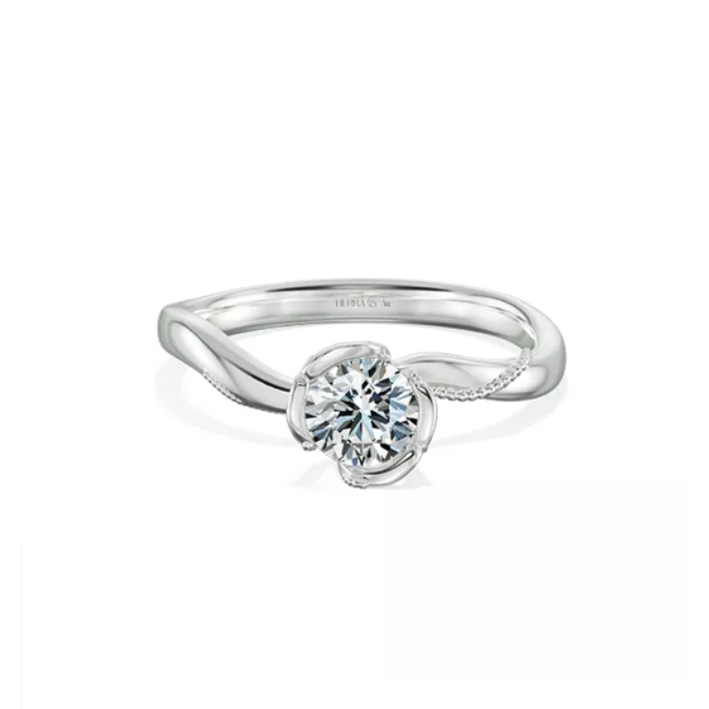 [CHAT TRƯỚC KHI ĐẶT] Nhẫn Cầu Hôn Tierra Enchanted Tulip NCH5405, Vàng 14K/ 18K, Lấy Cảm Hứng Uyển Chuyển, Nữ Tính