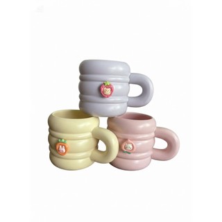 Ly Sứ để bàn, cốc uống nước, ly dễ thương nhiều màu sắc A450-1