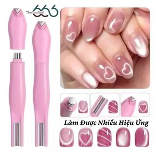 Nam Châm Hơ Mắt Mèo 3 Trong 1 - Bút Nam Châm Tạo Hiệu Ứng Trái Tim Mặt Trăng Siêu Mạnh Cho Tiệm Nail THEGIOINAIL666