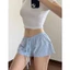 QUẦN SHORT SỌC NHÍ XANH DÂY RÚT