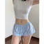 QUẦN SHORT SỌC NHÍ XANH DÂY RÚT