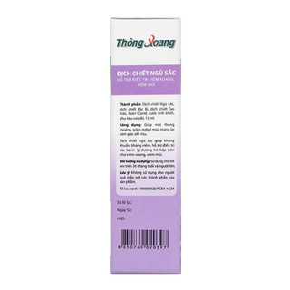 Thông Xoang Eugica (15ml) xịt thảo dược hỗ trợ viêm mũi xoang