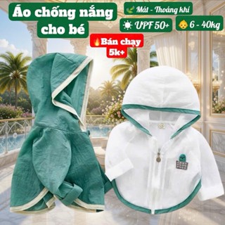 Áo Chống Nắng LABUBU KUROMI Bé Trai Bé Gái UPF50+ Áo Khoác Chống UV Vải Thun Lạnh 6–35kg N21