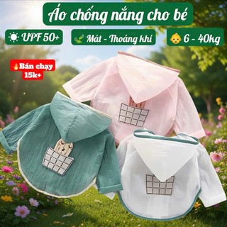 Áo Chống Nắng Cho Bé Cánh Dơi LABUBU – Áo Khoác Chống UV Bé Trai Bé Gái 6-40kg Mát Nhẹ Mùa Hè #N12