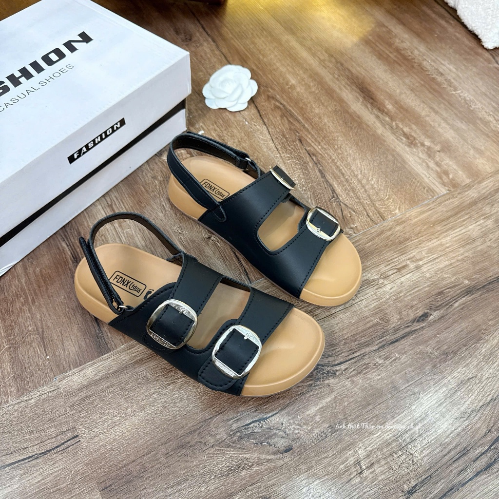 [Thảo Em - Qh85] Sandal nữ 2 quai đế bệt quai hậu da lì thời trang mùa hè