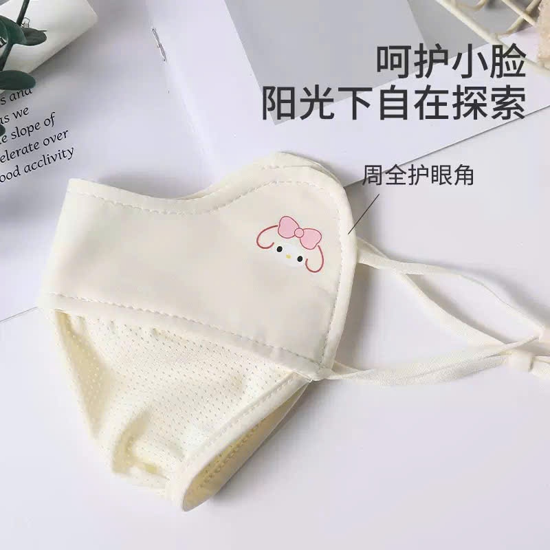 khẩu trang cho bé. bé trai bé gái 3-12 tuổi Chống nắng Họa tiết cutee đáng yêu chất lạnh thông hơi