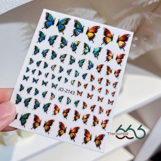Sticker Dán Móng Xà Cừ Phản Quang 7 Màu Hot 2026 - Hình Dán Hologram Lấp Lánh Trang Trí Móng Sang Chảnh THEGIOINAIL666