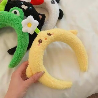 Băng đô cài tóc hình thú ngộ nghĩnh có kèm dây kéo xoay