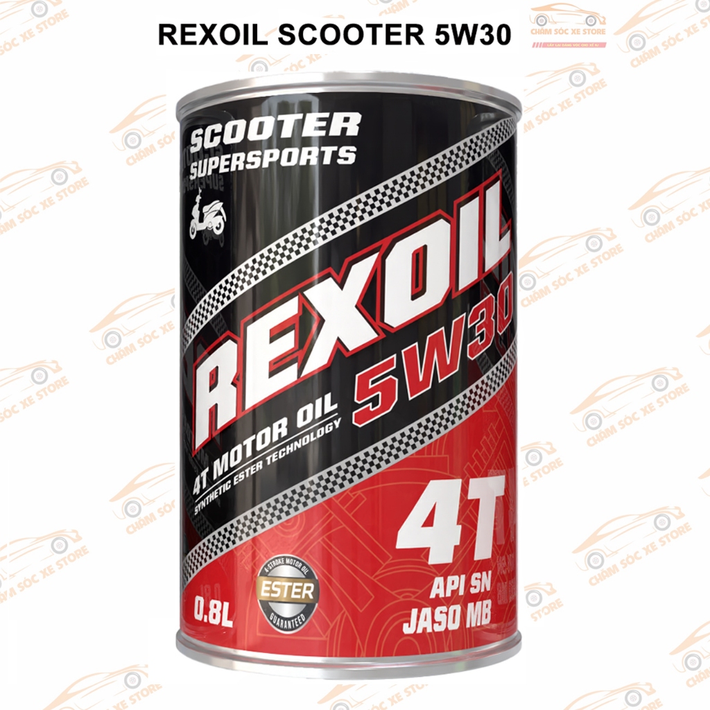 Dầu Nhớt Rexoil SuperSport Scooter 5W30 Dành Cho Xe Tay Ga