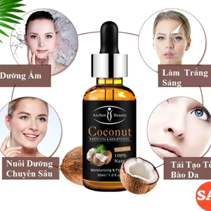 Tinh Dầu Dừa Aichum Beauty Dưỡng Da Ngăn Ngừa Lão Hóa – Dưỡng Ẩm, Mờ Thâm, Sáng Da Tự Nhiên Giúp Căng Mịn Da