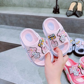 MẪU MỚI Dép Lê Siêu Nhẹ EVA Đế Cao 2Cm Stick Melody Đáng Yêu Cho Bé Gái K184