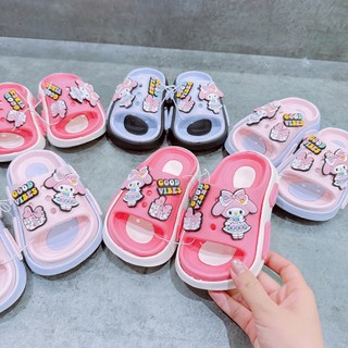 MẪU MỚI Dép Lê Siêu Nhẹ EVA Đế Cao 2Cm Stick Melody Đáng Yêu Cho Bé Gái K184